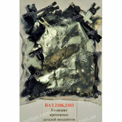 Набір ВАЗ 2106, 2103 кріпильних деталей молдингів