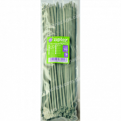 Кабельні стяжки 4х300 мм. сірі