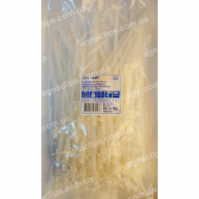 Кабельні стяжки 4,8 х160 з монтажною головкою