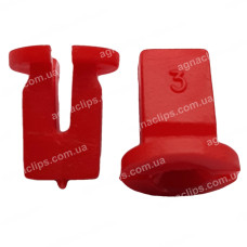 SH 61 Кліпса монтажна VW Golf 3, Polo/Ford Fiesta 89-96, Escort 95, Mondeo 97, KA, Puma/Fiat/BMW