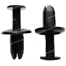 SH 79 Кліпса розпірна Ø 9 мм. Fiat / Toyota / Nissan / Honda / Suzuki / Citroen / Renault Kangoo / Peugeot 309, 605 / Audi 80, A4 / VW Corrado, Golf, Passat, Polo, Vento / KIA / SsangYong / МТЗ 80