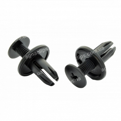 SH 99 Кліпса розпірна F = 9 мм. Fiat / Toyota / Nissan / Honda / Suzuki / Citroen / Renault Kangoo / Peugeot 309, 605 / Audi 80, A4 / VW Corrado, Golf, Passat, Polo, Vento / KIA / SsangYong / МТЗ 80