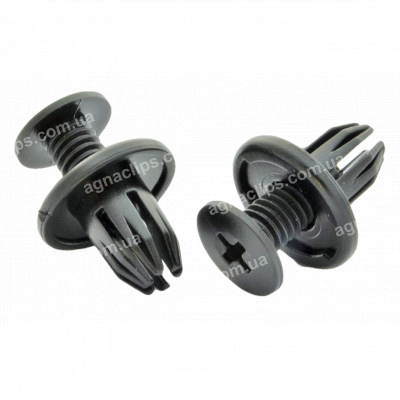 SH 100 Кліпса бампера/обшивки F=10 mm. Daewoo / Honda Accord, Civic, CRX, Legend, Prelude / Acura / Toyota / Chevrolet / Jeep / Ssang Yong / Opel