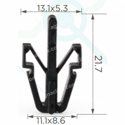 C 14 Кліпса решітки радіатора Ford Honda Isuzu Lexus Mitsubishi Plymouth Toyota Acura 8942180270 9046712020 MB153825 MR221507 9046712020