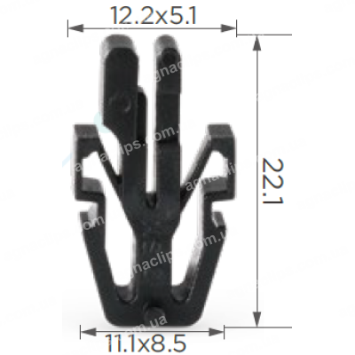 C 15 Кліпса решітки радіатора Daihatsu Lexus Toyota 9046713005 9046713005 9046713005000)