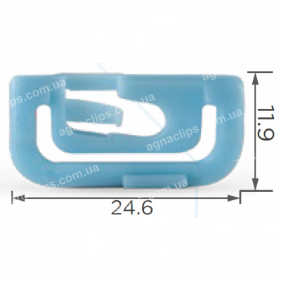 C 55 Кліпса Mitsubishi молдингу скла