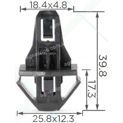 C 76 Кліпса решітки радіатора Acura Honda 91578SV4003 91578SW5003 91578SV4003 91578SW5003