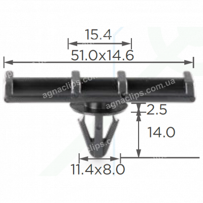 C 78 Кліпса Ford F1TZ7810182A молдингу двері