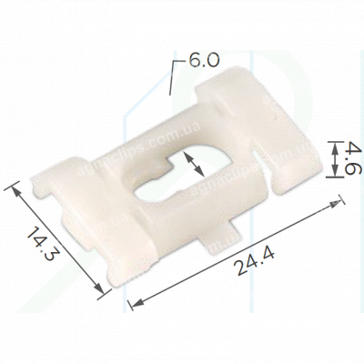 C 82 Кліпса GM 20175051 15633873 молдингу
