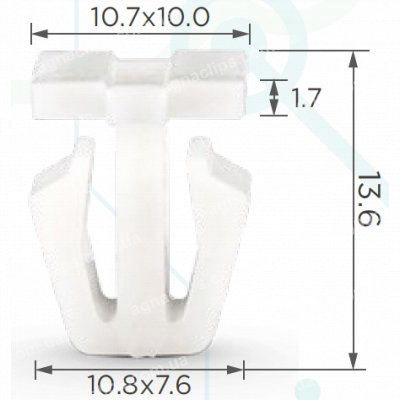 C 112 Кліпса Honda 91534SE0000 91534SE0000 молдингу двері