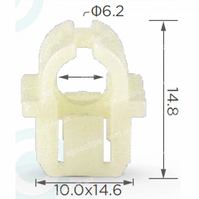 C 113 Кліпса Honda 34355SD2003 монтажу системи омивача скла