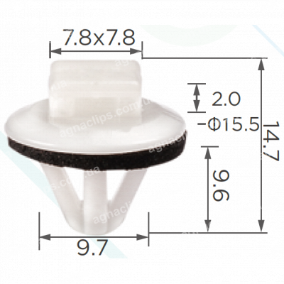 C 166 Кліпса Lexus Toyota Nissan Pontiac 6295512010 7581912040 5311742010 5271728010 6295512010 94848834