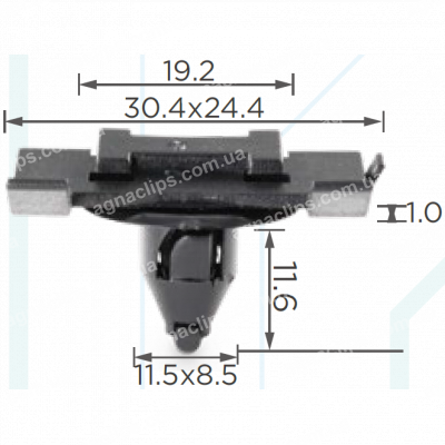 C 191 Кліпса Toyota Lexus 7504933010 молдингу