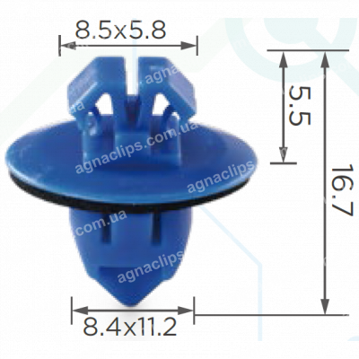 C 227 Кліпса Toyota Lexus 7549535010 7539635020 молдингу крила