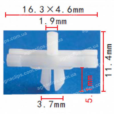 C 252 Кліпса Volvo 591740 молдингу двері