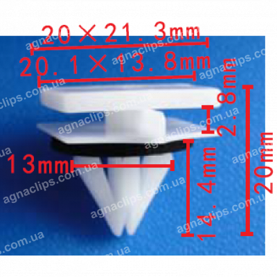 C 342 Кліпса Chevrolet GM 11518357 1044395 молдингу