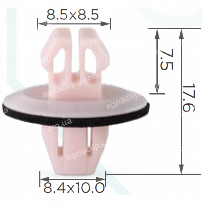 C 380 Кліпса Lexus Toyota 7539533030 молдингу