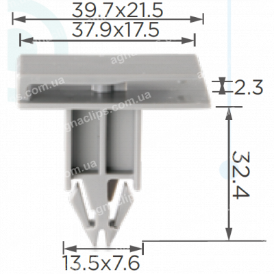 C 388 Кліпса Pontiac Chevrolet Cadillac 10431761 молдингу порога