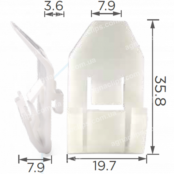 C 640 Кліпса Acura Honda 91561S84A01 91527SZ3003 91527SM4003 91527-SM4-003 91527-SZ3-003,91561-S84-A01