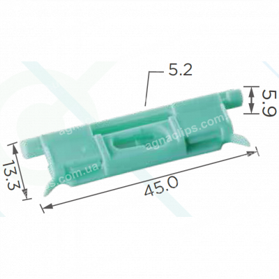 C 662 Кліпса скла Honda Acura 91541SM4003 91542SP0003