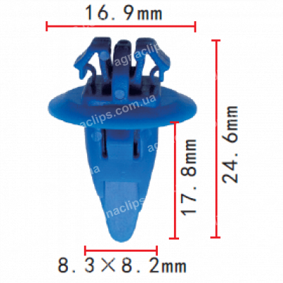 C 689 Кліпса Lexus Toyota 9090467036 молдингу