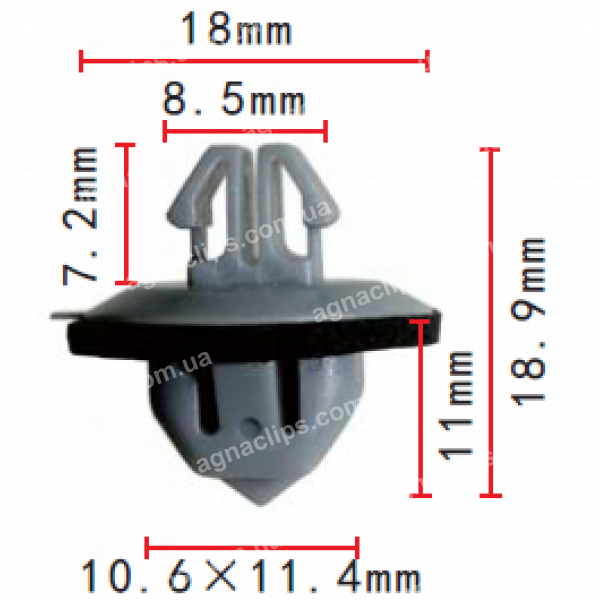 C 804 Кліпса Lexus Toyota 7539260030 7539260031 молдингу двері