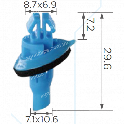 C 806 Кліпса Lexus Toyota 7549260020 решітки радіатора