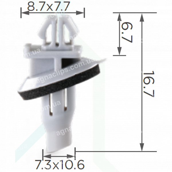 C 807 Кліпса Lexus Toyota 7588360010 молдингу