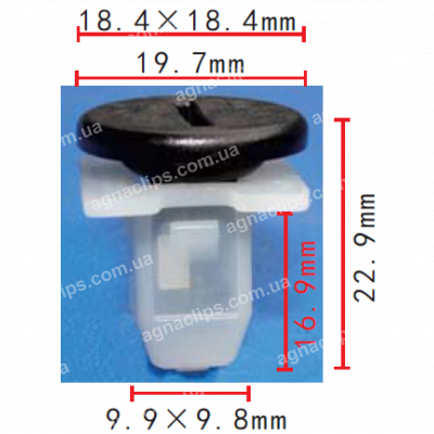 C 836 Кліпса Nissan Infiniti 638489E000 638469E000 кріплення бампера