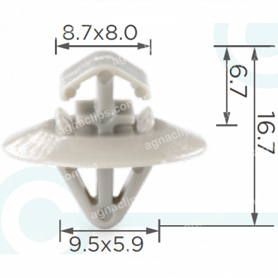 C 850 Кліпса Iveco Opel Renault Nissan 7703077421 7701470779 500326896 4501589 93160023 4409693