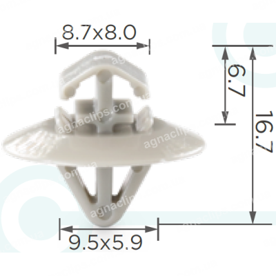 C 850 Кліпса Iveco Opel Renault Nissan 7703077421 7701470779 500326896 4501589 93160023 4409693