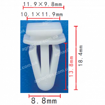 C 857 Кліпса Honda 906796920030 молдингу двері