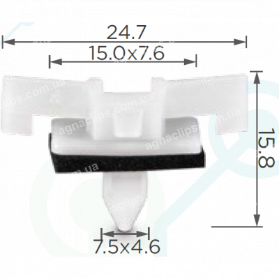 C 875 Кліпса Infiniti Nissan молдингу