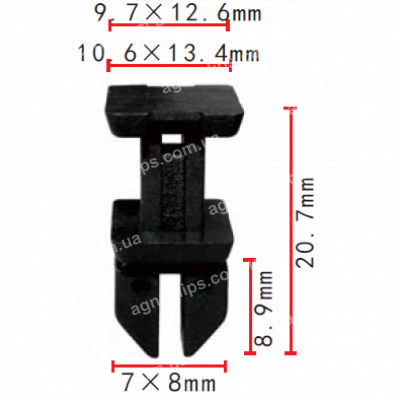 C 885 Кліпса Mersedes Benz A1249900792 внутрішньої обшивки