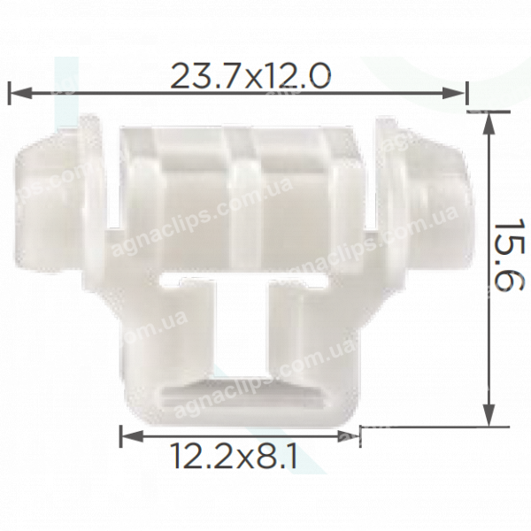 C 903 Кліпса Mercedes A0019885181 кріплення підкрилка