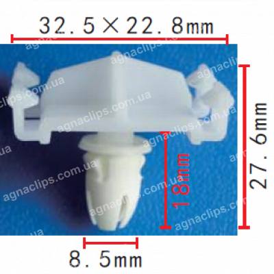 C 919 Кліпса Mercedes A0019888081 двері молдингу