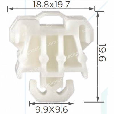 C 920 Кліпса Mercedes A1249880478 двері молдингу