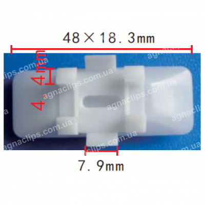 C 932 Кліпса Mercedes 0069887278 двері молдингу