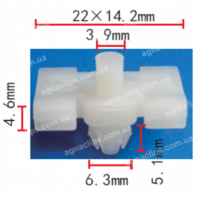 C 944 Кліпса Mercedes A0069883078 нижнього молдингу