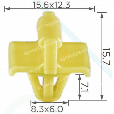 C 948 Кліпса Mercedes A0019886081 двері молдингу