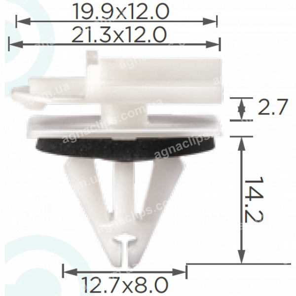 C 958 Кліпса GM 11518988 Saturn Chevrolet Buick GMC Opel Hummer