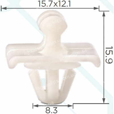 C 979 Кліпса Mercedes A0019884481 двері молдингу