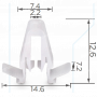C 993 Кліпса Lexus Toyota 6777158010