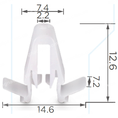 C993 Кліпса Lexus Toyota 6777158010