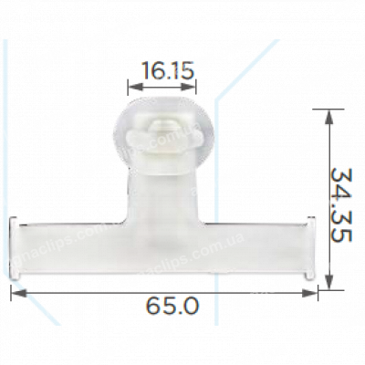 C 1047 Кліпса проводки