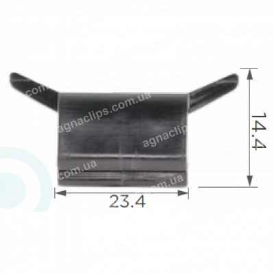 C 1056 Кліпса Ford Lincoln 4L3Z1510182AA молдинг даху