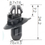 C1093 Кліпса Lexus Toyota 7539360030 молдингу, надколісних дуг