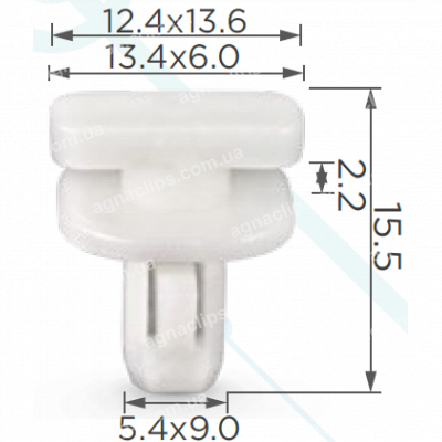 C 1130 Кліпса обшивки салону