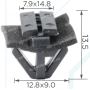 C 1149 Кліпса молдинга дверей Hyundai Kia 877562G000 8775626000