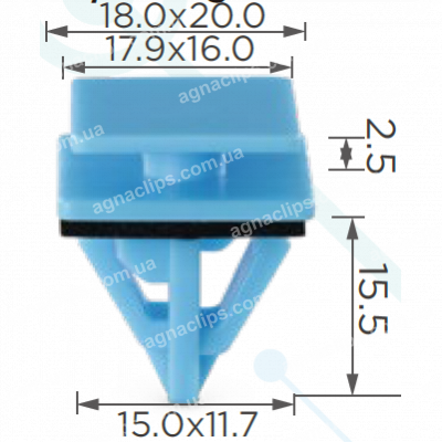 C 1152 Кліпса Hyundai Kia 877583L000 Молдинг